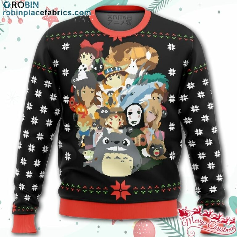 Studio Ghibli Xmas Main Ugly Christmas Sweater – AOP Sweater