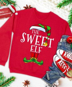 sweet elf family matching christmas group funny gift pajama ugly christmas sweatshirt 4 9DttP