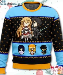 Sword Art Online Sprites Ugly Christmas Sweater – AOP Sweater