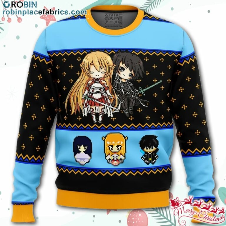 Sword Art Online Sprites Ugly Christmas Sweater – AOP Sweater
