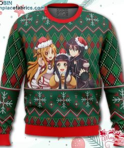 Sword Art Online Ugly Christmas Sweater – AOP Sweater