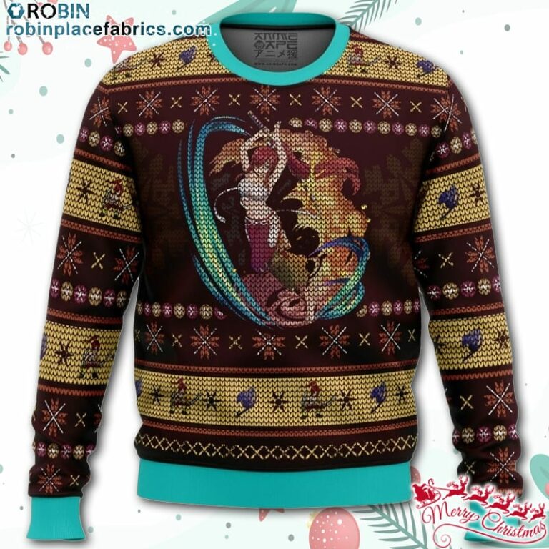 Sword Magic Erza Scarlet Fairy Tail Ugly Christmas Sweater – AOP Sweater