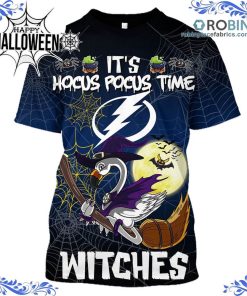 Tampa Bay Lightning Halloween Jersey Flamingo Witches Hocus Pocus All Over Print – AOP Shirt