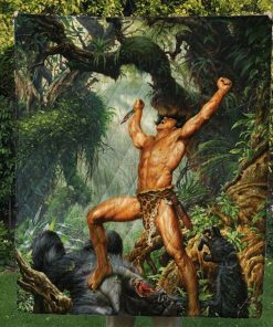 Tarzan Quilt Blanket #1