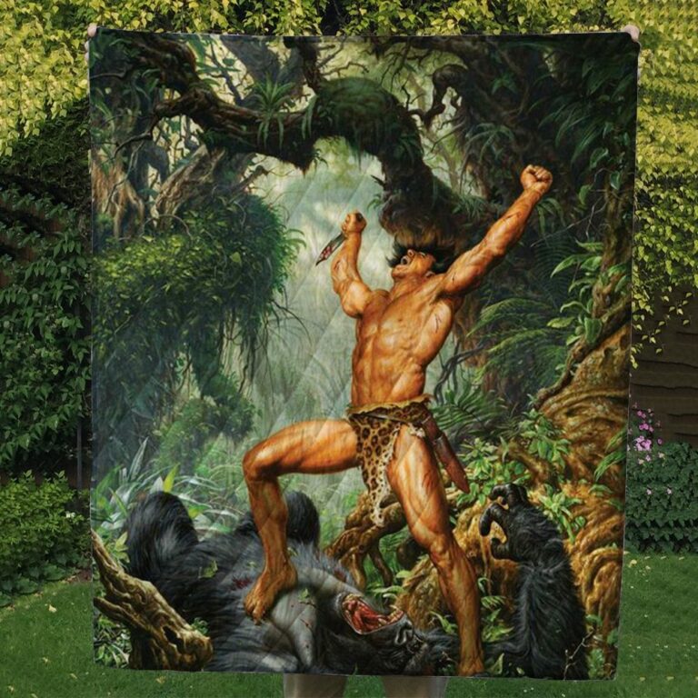 Tarzan Quilt Blanket #1
