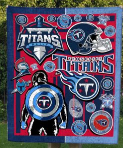 Tennessee Titans Quilt Blanket #1