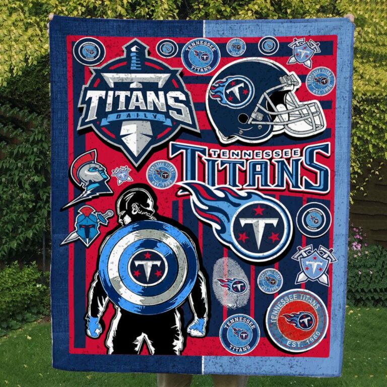 Tennessee Titans Quilt Blanket #1