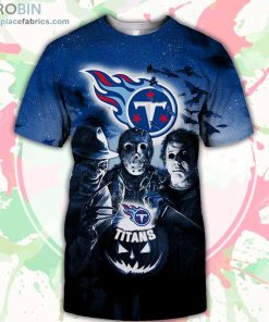 Tennessee Titans T-Shirt Halloween Horror Night – AOP Tshirt