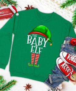 The Baby Elf Group Matching Family Christmas Gift Outfit Ugly Christmas Sweatshirt