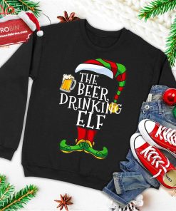 the beer drinking elf family matching christmas funny pajama ugly christmas sweatshirt 4 b3AVw