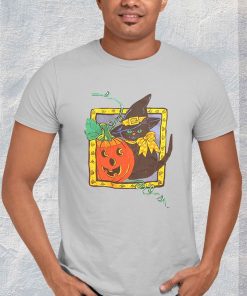 the black cat and pumpkin halloween shirt 8 fcReS