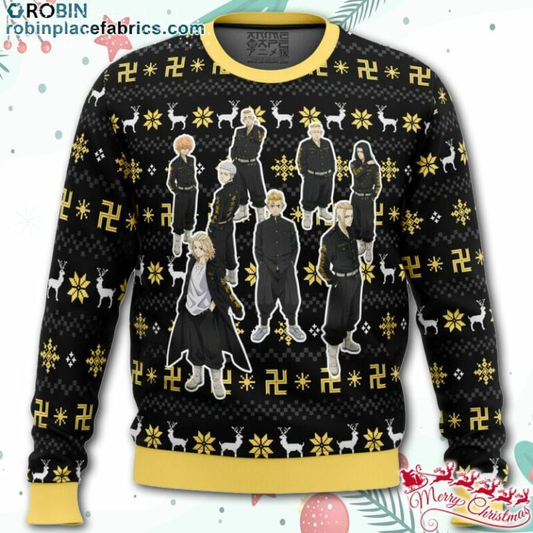 The Buddhist Symbol Tokyo Revengers Ugly Christmas Sweater – AOP Sweater