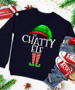 the chatty elf group matching family christmas gift funny ugly christmas sweatshirt 1 afUH4