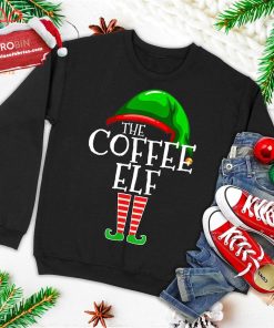 the coffee elf group matching family christmas gift funny ugly christmas sweatshirt 3 wbjJM