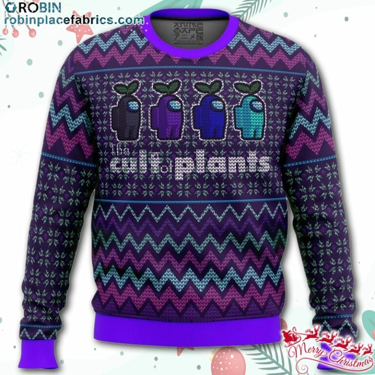The Cult of Plants Among Us Ugly Christmas Sweater – AOP Sweater