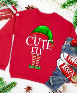 the cute elf group matching family christmas gift holiday ugly christmas sweatshirt 3 te42B