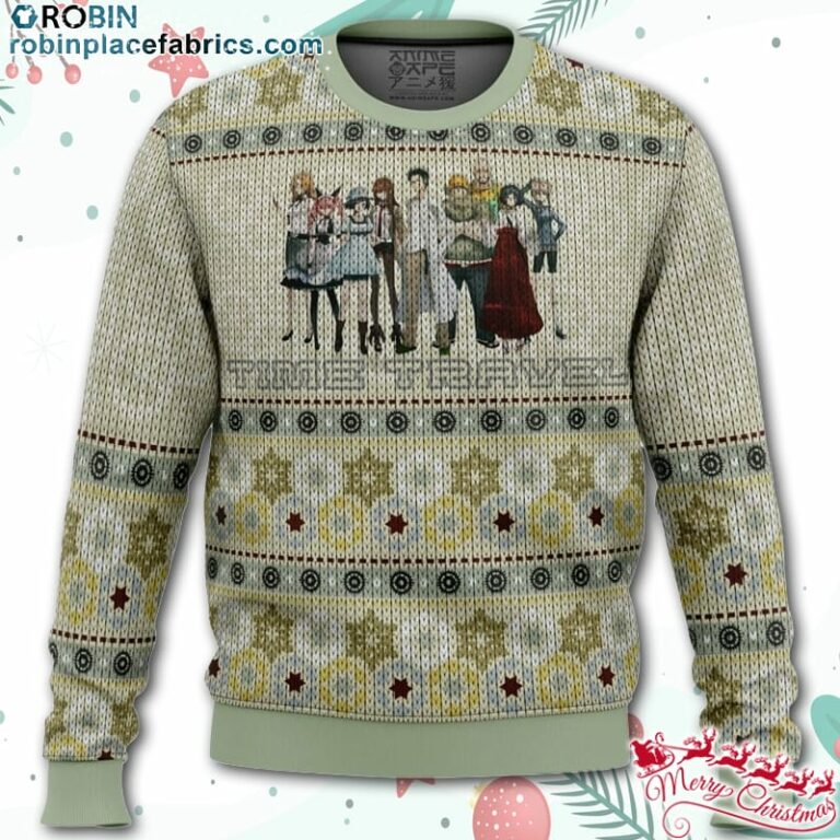 The Elite Team Steins Gate Ugly Christmas Sweater – AOP Sweater