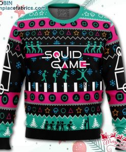 The Game is On Squid Game Christmas Sweater – AOP Sweater