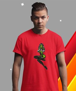 the green lady skull halloween shirt 4 j5Df2