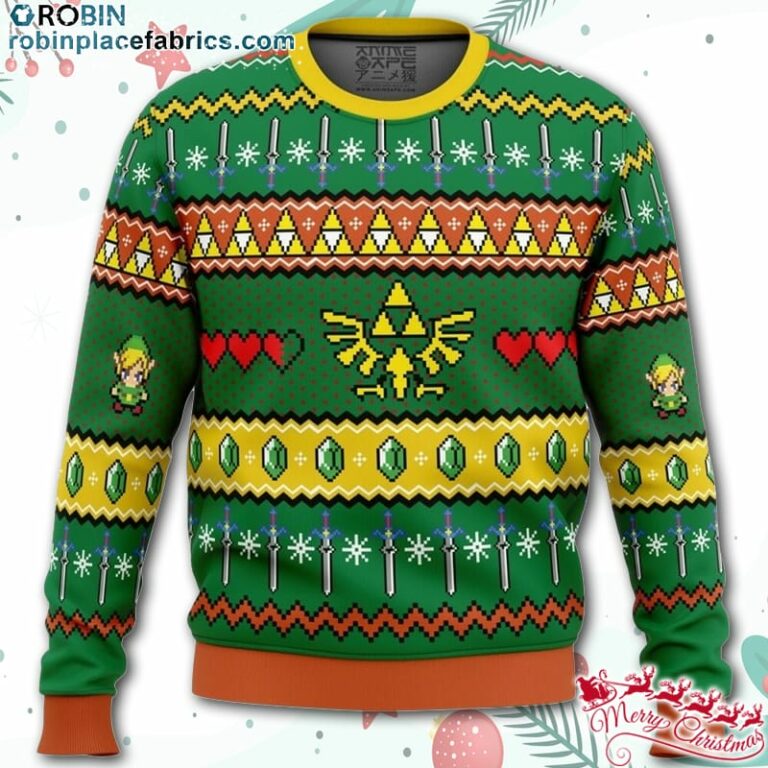 The Legend of Zelda Ugly Christmas Sweater – AOP Sweater