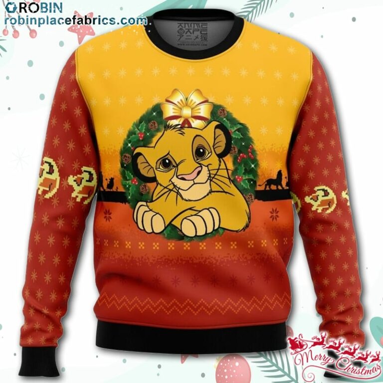 The Lion King Ugly Christmas Sweater – AOP Sweater