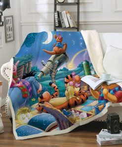The Many Adventures Of Winnie The Pooh Quilt & Fleece Blanket #1