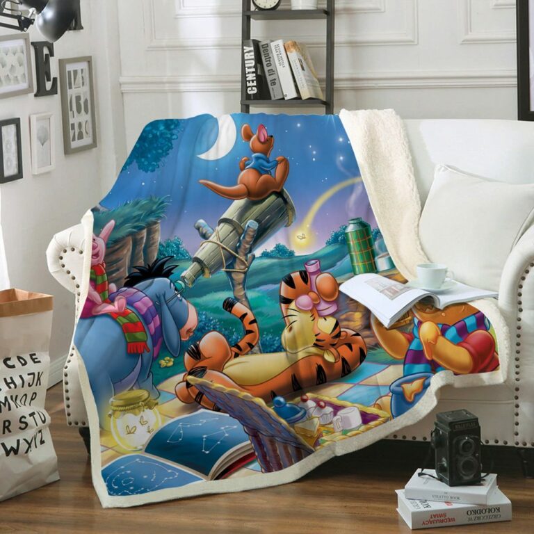 The Many Adventures Of Winnie The Pooh Quilt & Fleece Blanket #1