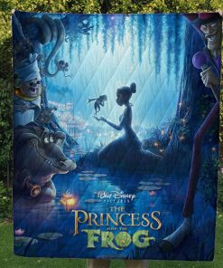 The Princess And The Frog Quilt Blanket #1