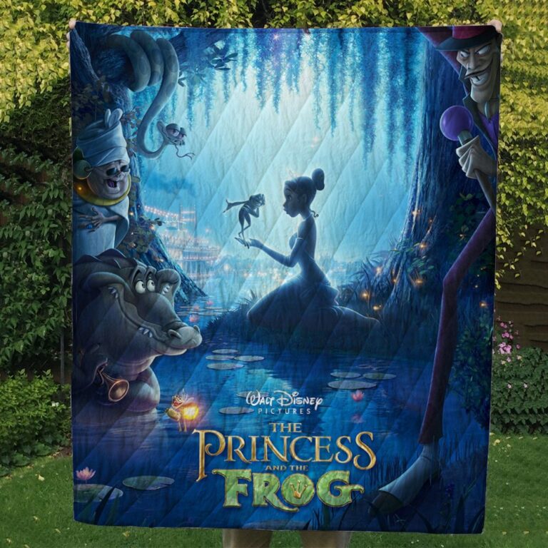 The Princess And The Frog Quilt Blanket #1