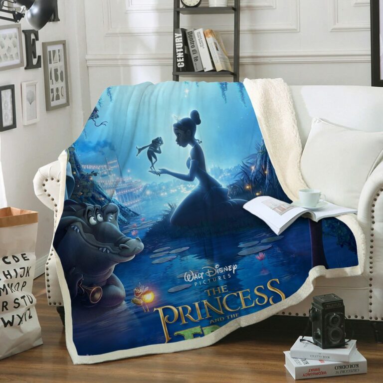 The Princess And The Frog Quilt & Fleece Blanket #1