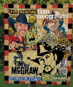 Tim Mcgraw Quilt & Fleece Blanket