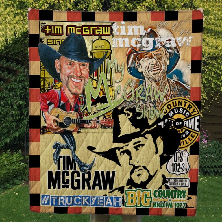 Tim Mcgraw Quilt & Fleece Blanket