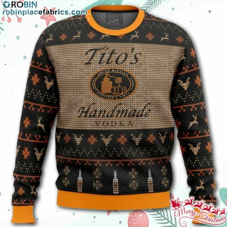 Tito’s Vodka Ugly Christmas Sweater – AOP Sweater
