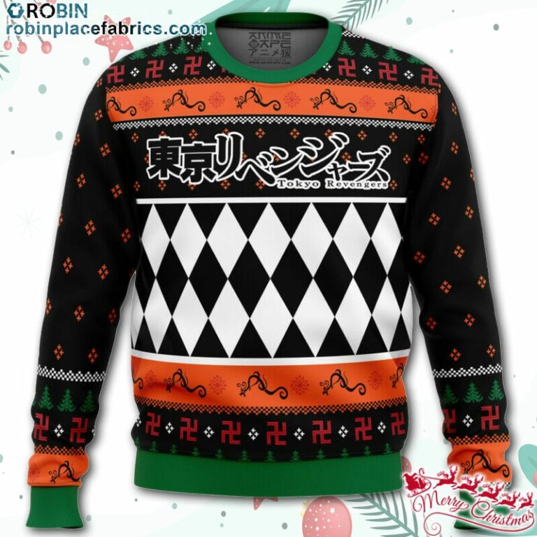 Tokyo Gang Tokyo Revengers Ugly Christmas Sweater – AOP Sweater