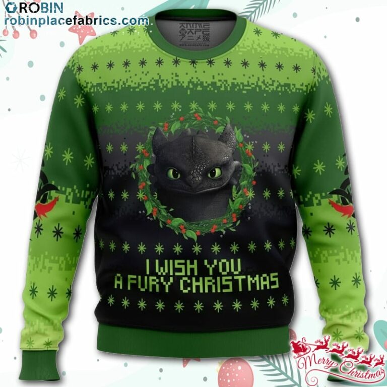 Toothless Ugly Christmas Sweater – AOP Sweater