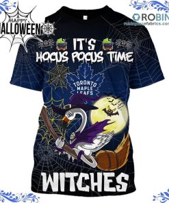 Toronto Maple Leafs Halloween Jersey Flamingo Witches Hocus Pocus All Over Print – AOP Shirt