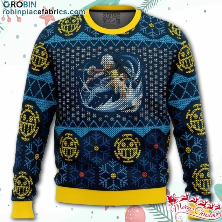 Trafalgar D Water Law One Piece Ugly Christmas Sweater – AOP Sweater