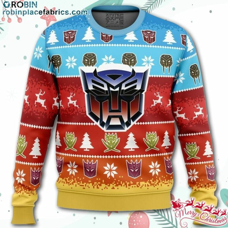 Transformers Ugly Christmas Sweater – AOP Sweater