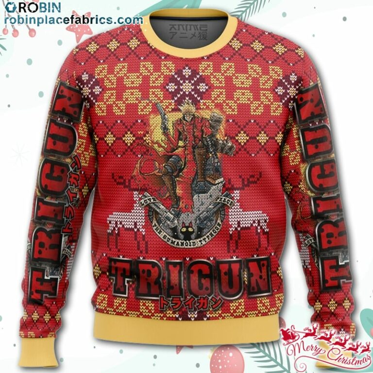 Trigun Alt Ugly Christmas Sweater – AOP Sweater