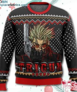 Trigun Vash Emblem Ugly Christmas Sweater – AOP Sweater