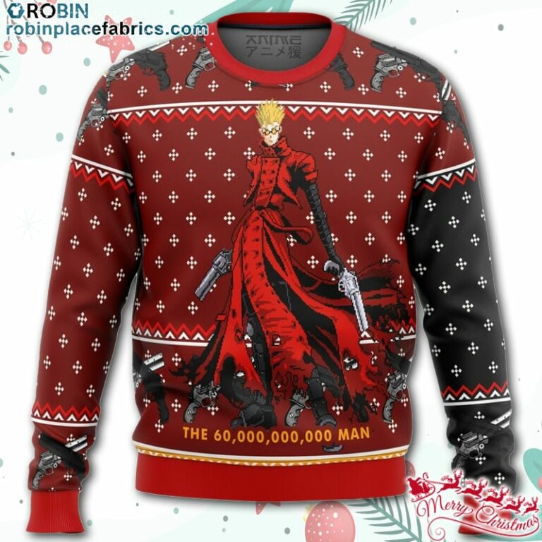 Trigun Vash the Stampede Ugly Christmas Sweater – AOP Sweater