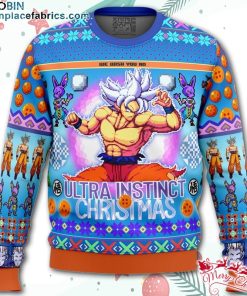 Ultra Instinct Goku Dragon Ball Super Ugly Christmas Sweater – AOP Sweater