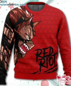 Unbreakable Red Riot My Hero Academia Ugly Christmas Sweater – AOP Sweater