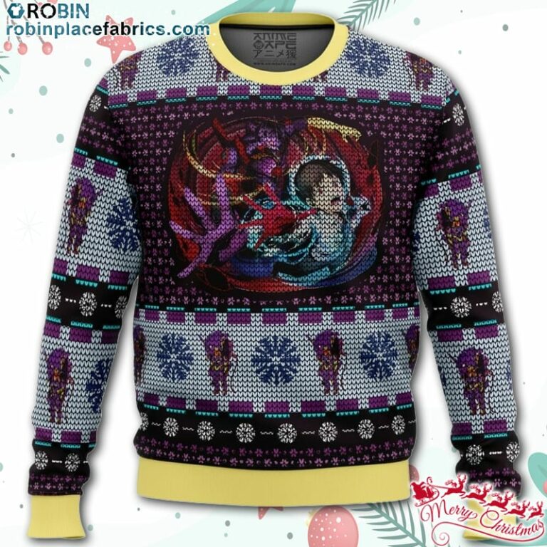 Unit-01 Ikari Shinji Neon Genesis Evangelion Ugly Christmas Sweater – AOP Sweater
