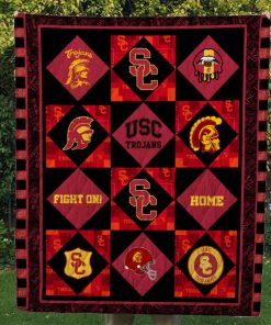 Usc Trojans Quilt & Fleece Blanket #2