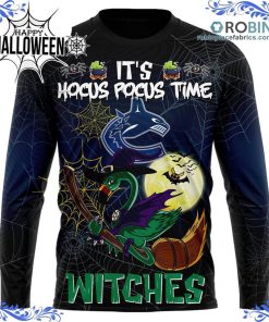 vancouver canucks halloween jersey flamingo witches hocus pocus all over print 301 VzZqd