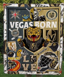 Vegas Golden Knights Quilt Blanket #1