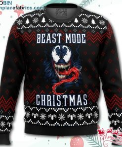 Venom Beast Mode Christmas Ugly Christmas Sweater – AOP Sweater