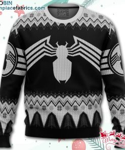 Venom Marvel Venom Symbol Ugly Christmas Sweater – AOP Sweater