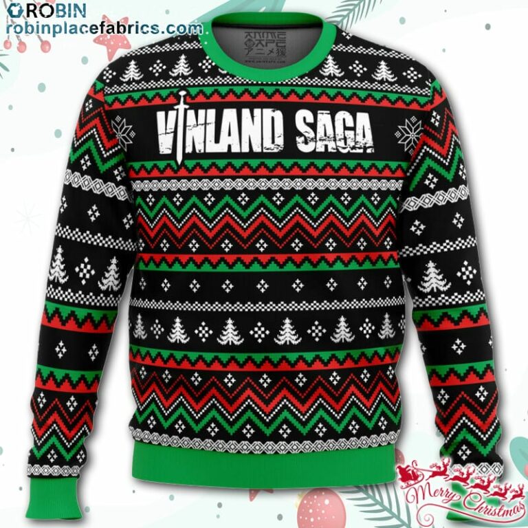 Viking Ship Vinland Saga Christmas Sweater – AOP Sweater